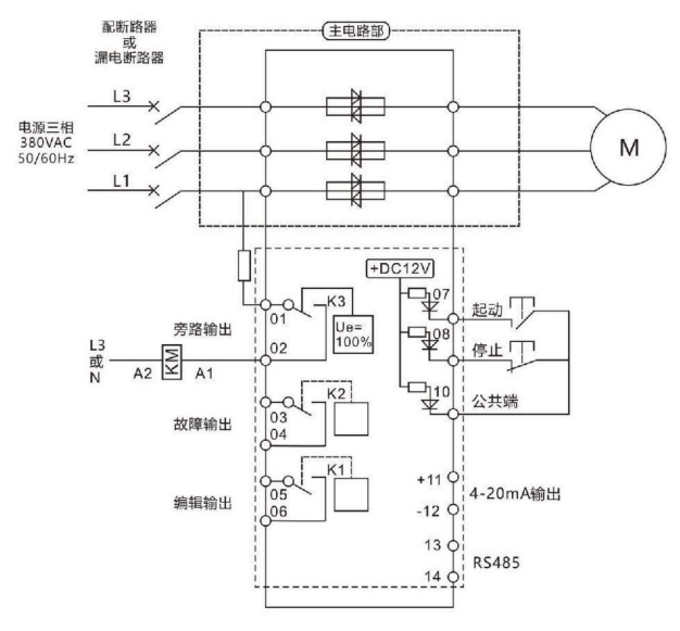 产品接线演示图